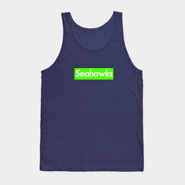 Supreme Seattle Seahawks (Green) Tank Top by gabradoodle